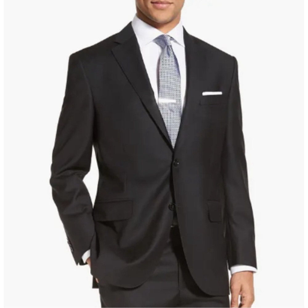 Peter Millar Wool Classic Fit Suit Blazer Jacket Size 46R